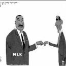 President Barack Obama and Dr. Martin Luther King, Jr.