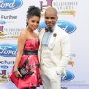 Singer Kirk Franklin and wife Tammy Franklin