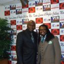 Larry W. Robinson with Gospel Recording Artist Vincent Tharpe.