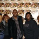 Larry W. Robinson with some of the ladies of The Anointed Pace Sisters.