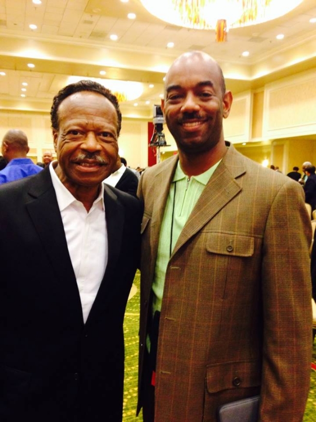 Stephen Key with the Legendary Edwin Hawkins at the recent Thomas Dorsey Convention in New Orleans, LA.