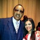 Gospel Recording artist J. Nichole with the Gospel Icon, Dr. Bobby Jones.