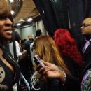 Recording Artist Candace Bryant Interviewing Jessica Reedy on Red Carpet