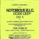 A OLD FLYER ME DJING THE BIGGIE & MOBB DEEP CONCERT