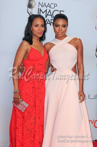 Actresses Kerry Washington and Gabrielle Union