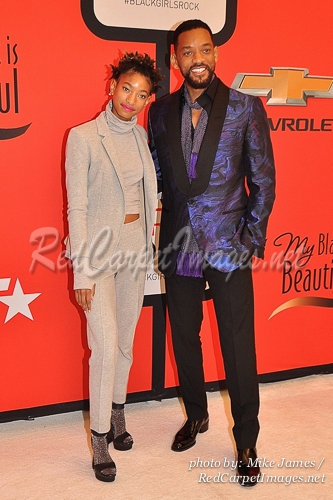 Singer Willow Smith and Actor Will Smith