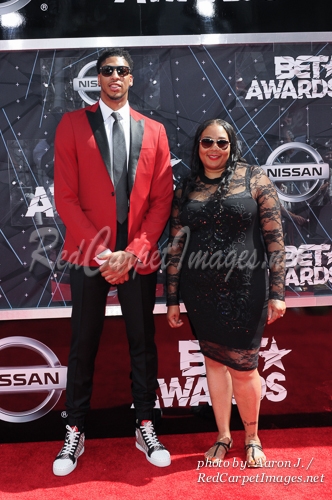 NBA Player Anthony Davis and his Mother