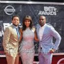Actors Michael Ealy, Sanaa Lathan, and Morris Chestnut