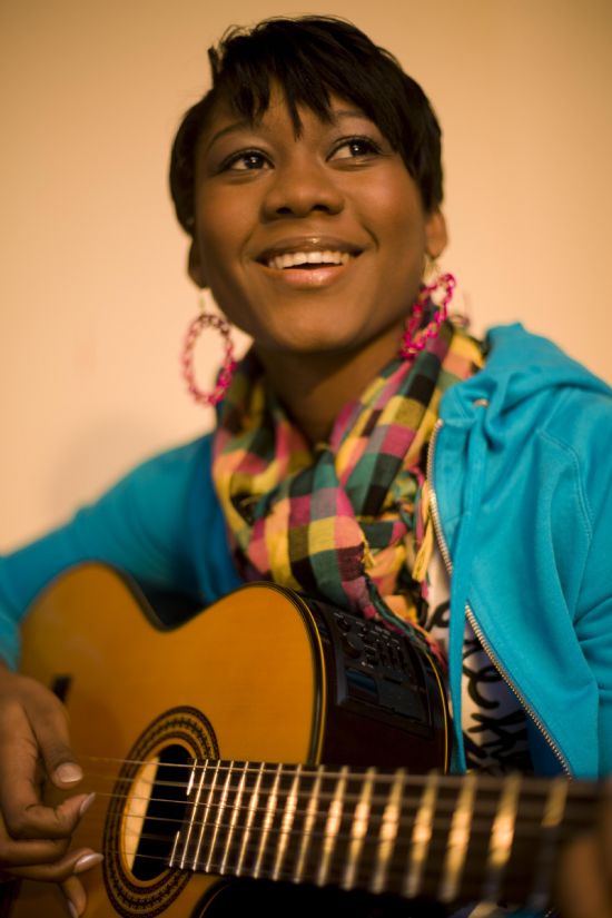 Priscilla with Guitar