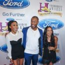 Actresses Megan Holder and Danielle Nicolet with Singer / Actor Tank
