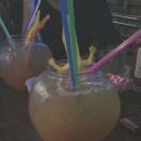 This drink was so intense. It was vodka in a Fish Bowl!