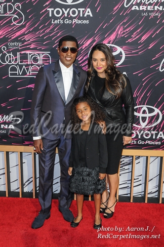 Honoree Kenny 'Babyface' Edmonds and family