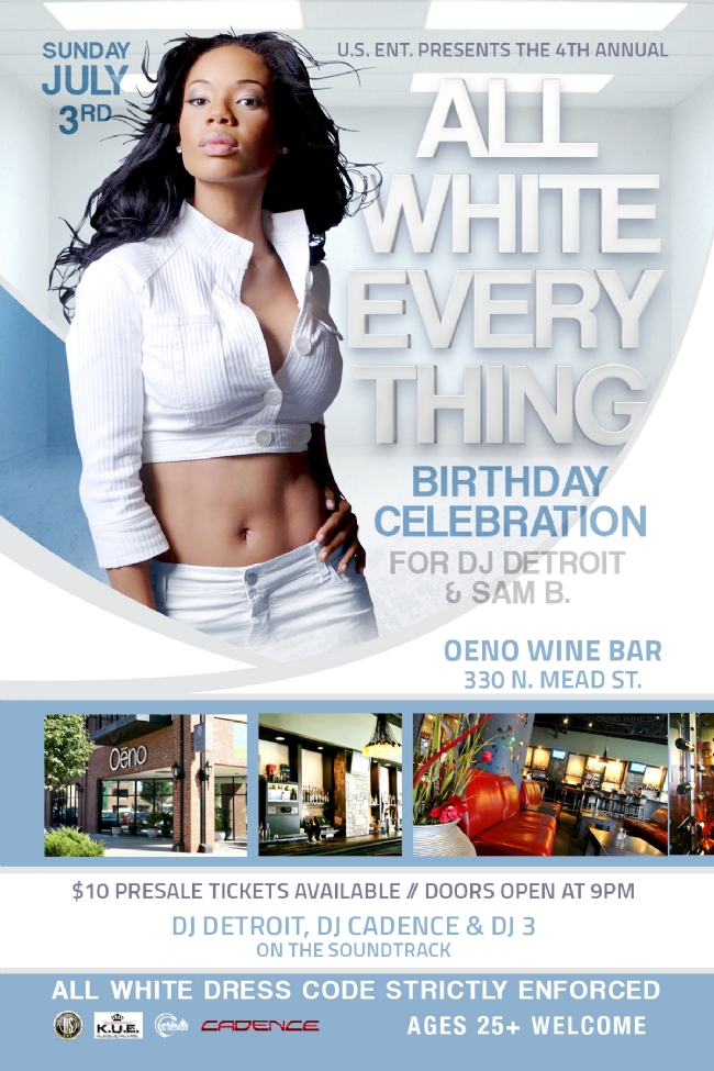 4th Annual All White