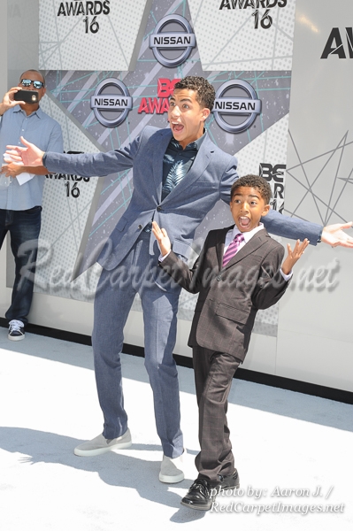 Actors Marcus Scribner and Miles Brown