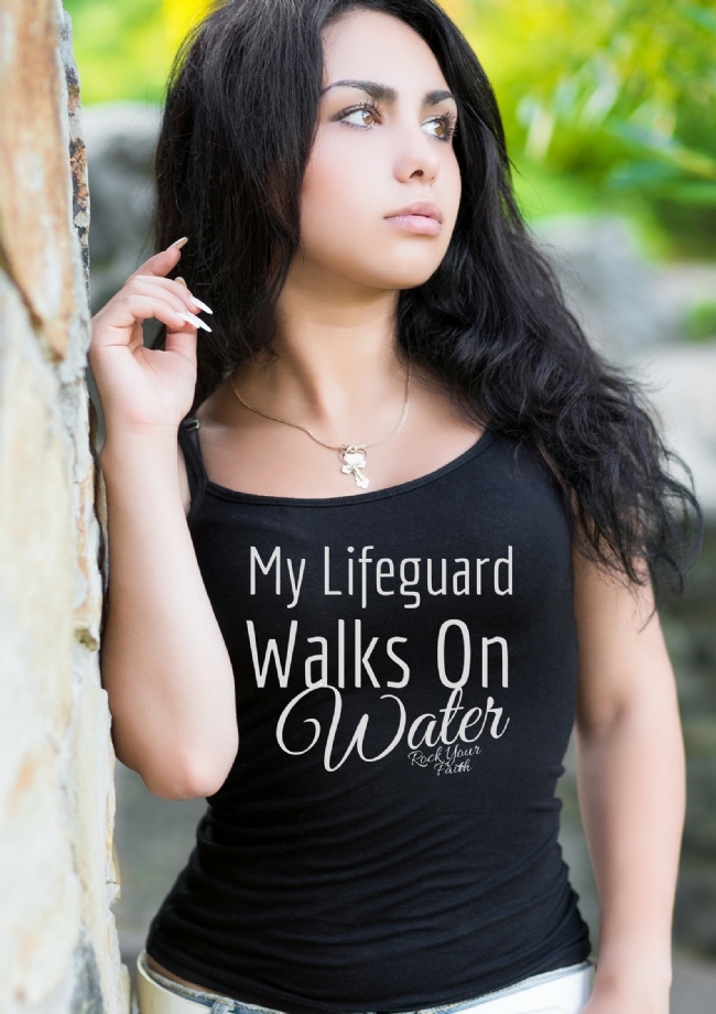 My Lifeguard Walks on Water | Grab this tee from the site www.tamikahall.com/shop