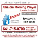 Shalom Morning Prayer