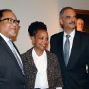 Ben Chavis, Denise Barnes and Eric Holder