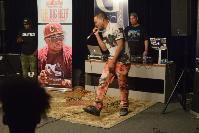 Solo Lamaze performing during the Streets Most Wanted Tour