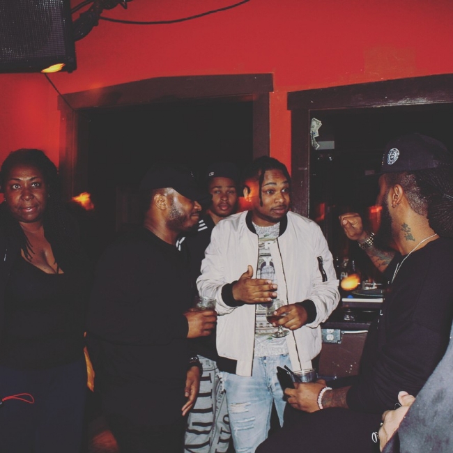 Dough From Da Go & Bruus at Danny's Bar Midnites N Yidnyke Listening Party