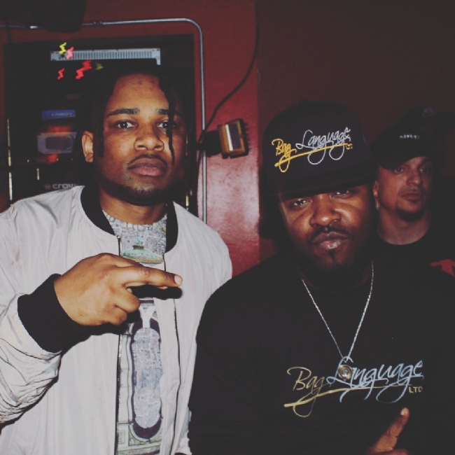 Dough From Da Go & Bruus at Danny's Bar Midnites N Yidnyke Listening Party
