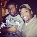 DJ Bishop w/ rapper/actor Omilio Sparks