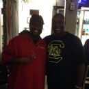 DJ Bishop w/ NFL Hall of Famer Sterling Sharpe