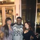 DJ Bishop w/ Carmelina (L) and Miss Silawett (R)