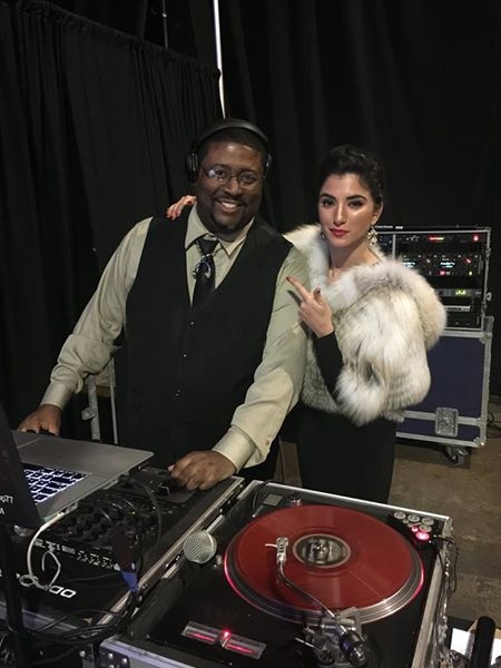 DJ Bishop w/ NBC10's Francesca Ruscio