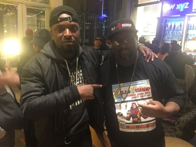 DJ Bishop w/ rapper DELL P