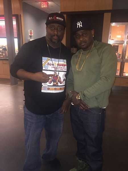 DJ Bishop w/ rapper Capone (of Capone N Norega)