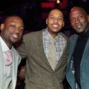 Dwayne Wade, Carmelo Anthony and Michael Jordan