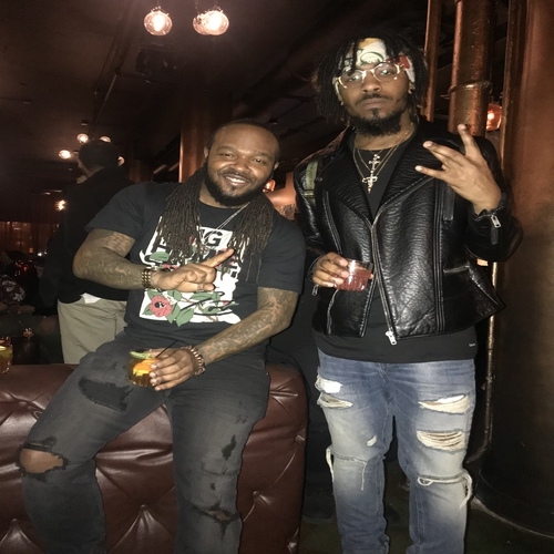 -Dough From Da Go & Hip Hop Recording Artist Kid-Ro @ The "Pain & Pleasure" Listening party for TINK. (Chicago, IL)