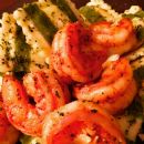 Quick Spinach & Egg Ricotta Ravioli’s with spicy Garlic Herb Shrimp!