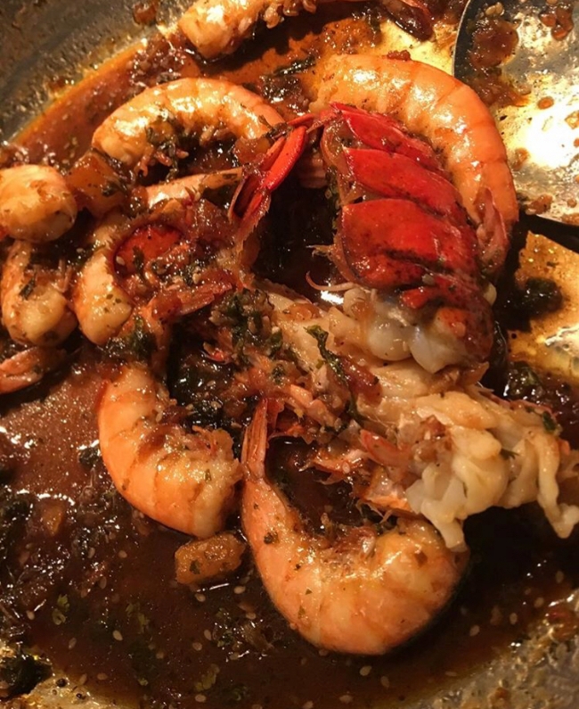 Lobster And Shrimp Prep for STUFFED PINEAPPLES!