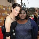 Sandra Bullock and Gabourey Sidibe @ 2010 NAACP Image Awards Red Carpet
