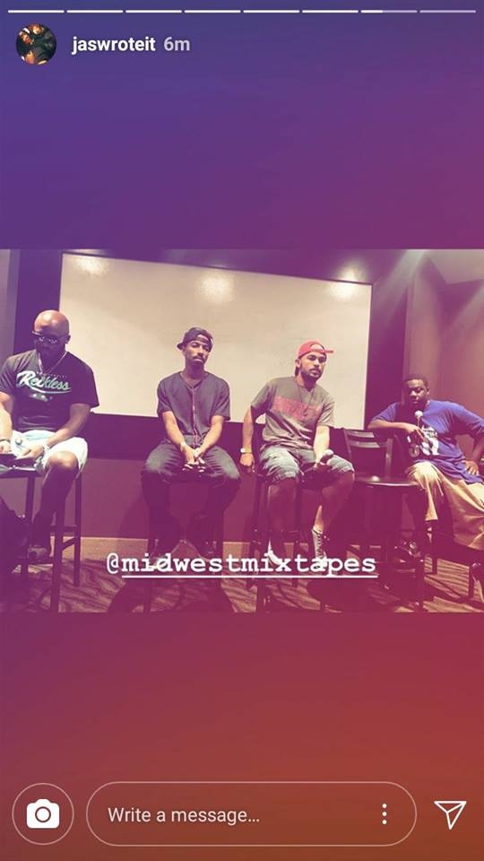 Speaking on a panel