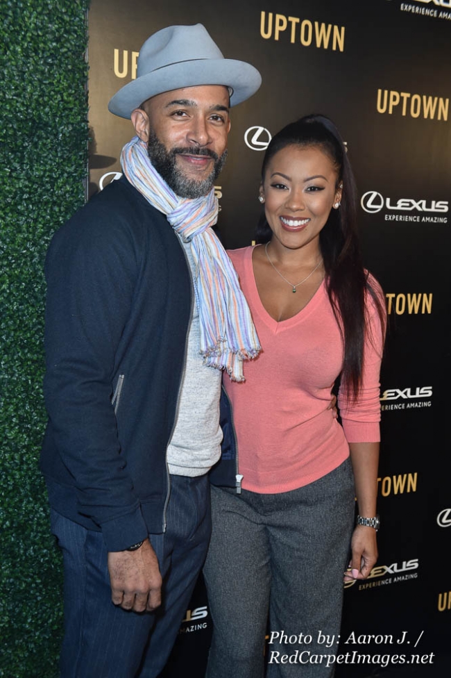 Actors Joel Steingold and Denyce Lawton