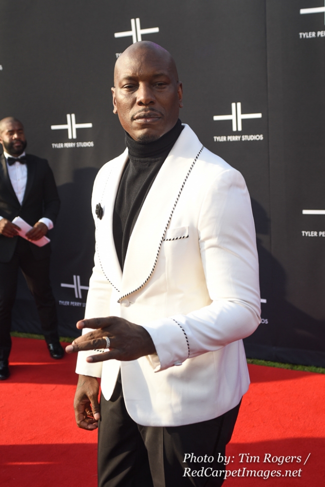 Actor Tyrese Gibson attends Tyler Perry's Atlanta Studio Grand Opening