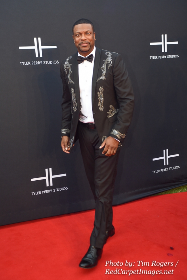 Actor / Comedian Chris Tucker attends Tyler Perry's Atlanta Studio Grand Opening
