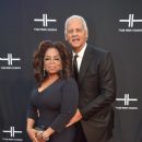 Media Mogul Oprah Winfrey and Stedman Graham attend Tyler Perry's Atlanta Studio Grand Opening