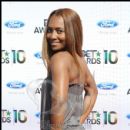 TLC's Chilli poses on the red carpet at the 2010 BET Awards