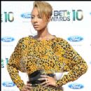 Singer Keri Hilson strikes a pose at the 2010 BET Awards