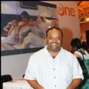 CNN's Roland Martin at the TV One booth at Essence Music Fest 2010