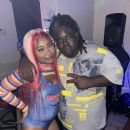 OG ONESHOT AND BEAUTIFUL LAPRINCESS AT THE OG ONESHOT COUNTDOWN BDAY BASH.....