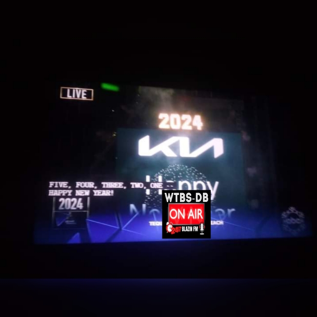 HAPPY NEW YEAR 2024 FROM BLM NETWORKS COMMUNICATIONS AND WTBS BLAZIN FM