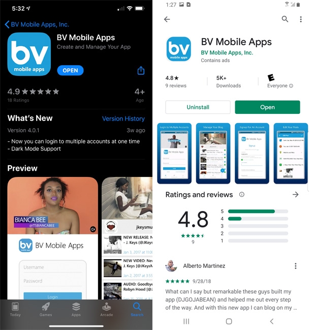 Mobile DJ Dashboard - Reviews Page Header