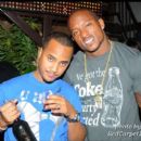 DJ QuikSilva and Willis McGahee at his Birthday party