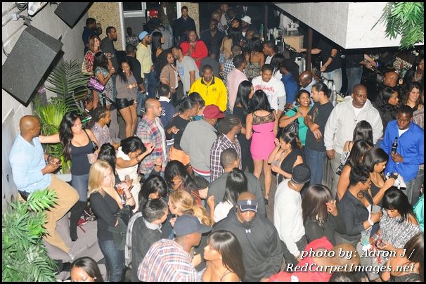 The crowd at Willis McGahee's Bday Party in Washington DC