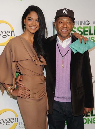Russell Simmons and guest attend the series premiere party for 'Running Russell Simmons'