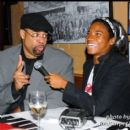 Russ Parr speaks on air with 93.9 WKYS personality Angie Ange about his "35 and Ticking" movie
